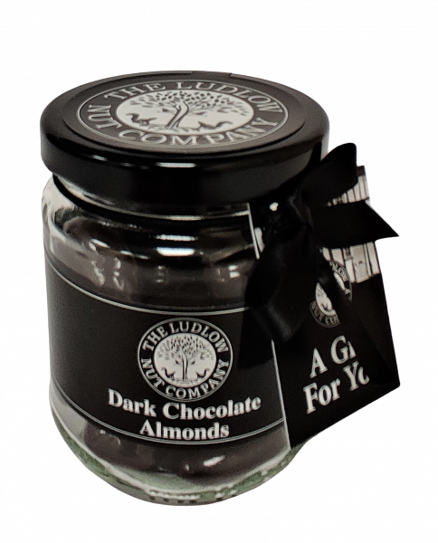 Gift Jar - Dark Chocolate Almonds - 95g