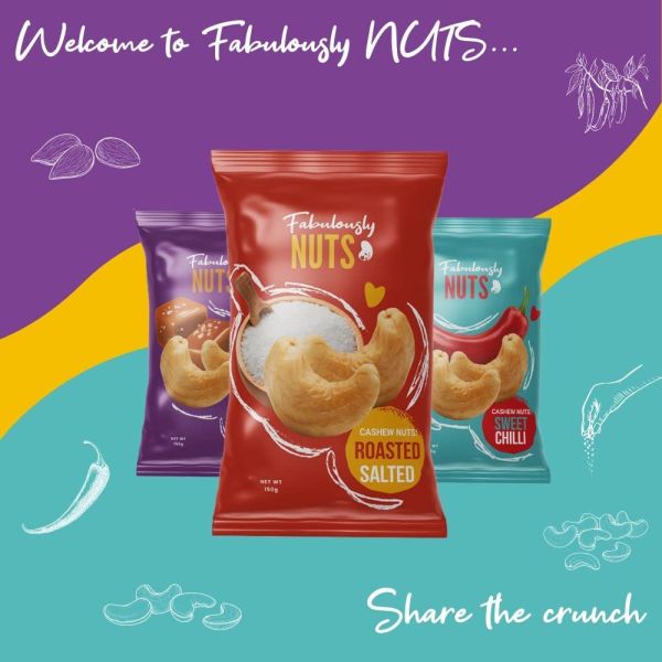 Fabulously Nuts - Roasted Cashew Nuts Salted
